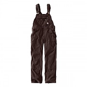 (102438) 우먼스 카펜터 크로우포드 더블 프론트 BIB 오버롤 DARK BROWN