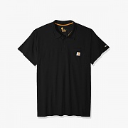 (103569) 포스 코튼 델몬트 포켓 폴로 반팔티 BLACK
