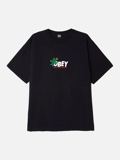 (166912320) 슬로우 앤 스티디 헤비웨이트 클래식 박스 반팔티 OFF BLACK