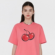 3D BIG CHERRY T-SHIRT JH [HOT PINK]