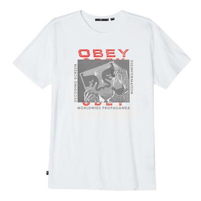 (166142301) 디코딩 스크린스 슈페리어 반팔티 WHITE
