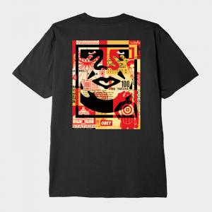 (165262406) 페이스 컬리지 반팔티 BLACK
