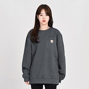 (103852) 포켓 맨투맨 CARBON
