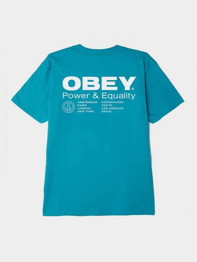 (165262397) 파워 앤드 이퀄리티 반팔티 TEAL