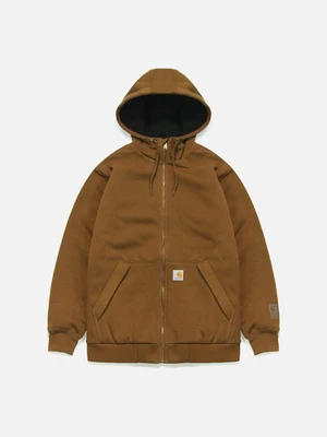 (104078) 미드웨이트 써멀 후드집업 BROWN