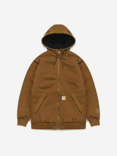 (104078) 미드웨이트 써멀 후드집업 BROWN