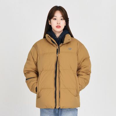 남여공용 UNI 액티브 구스다운 숏패딩 BEIGE