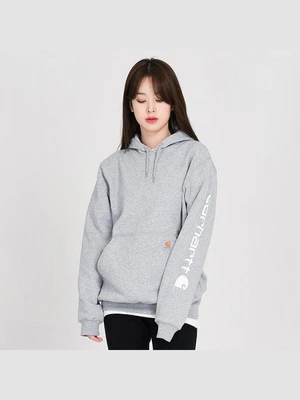 (k288) 미드웨이트 팔로고 후드티 HGY (wht logo)