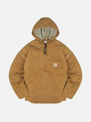 (104392) 워시드 덕 양털안감 자켓 BROWN