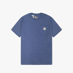 워크 포켓 반팔티 DUSK BLUE HEATHER (I35)