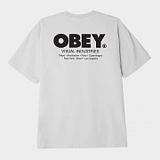 (165262661) 비주얼 인더스트리스 반팔티 WHITE