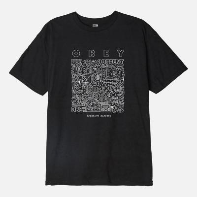 (165262586) 크리에이티브 디센트 반팔티 BLACK