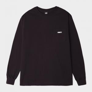 (163272349) 볼드 포켓 긴팔티 BLACK