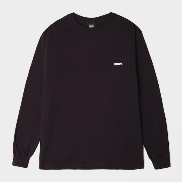 (163272349) 볼드 포켓 긴팔티 BLACK