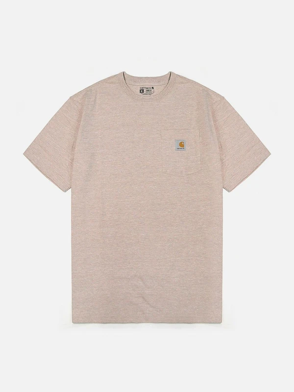 (K87) 워크 포켓 반팔티 CREPE SNOW (V20)