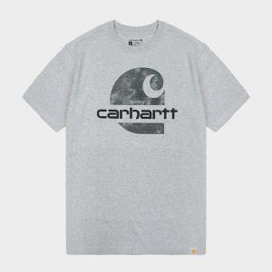(104867) 카모 C로고 반팔티 HEATHER GREY
