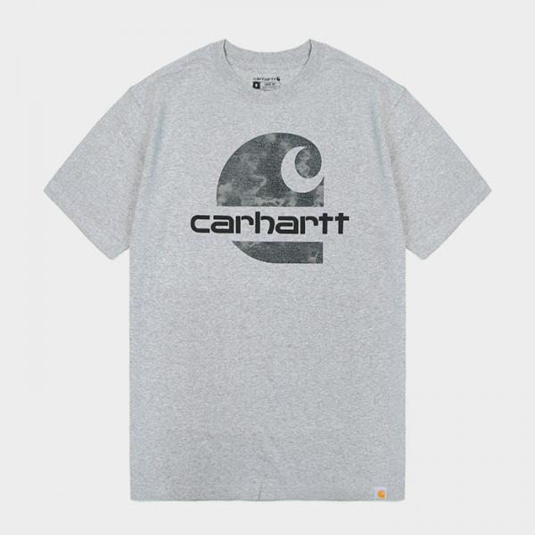 (104867) 카모 C로고 반팔티 HEATHER GREY