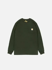 (K126) 워크 포켓 긴팔티 PEAT