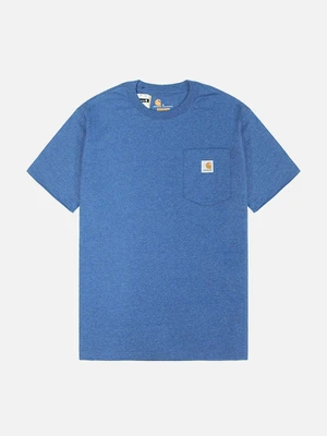 (K87) 워크 포켓 반팔티 LIGHT COBALT HEATHER (H11)