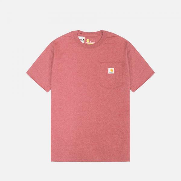 워크 포켓 반팔티 BLUSH PINK HEATHER (P11)