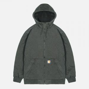(104078) 미드웨이트 써멀 후드집업 CARBON