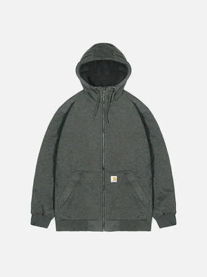 (104078) 미드웨이트 써멀 후드집업 CARBON