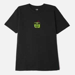 (165262861) 핀 아이콘 반팔티 BLACK