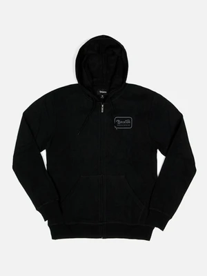 GRADE ZIP HOOD FLEECE-BLACK