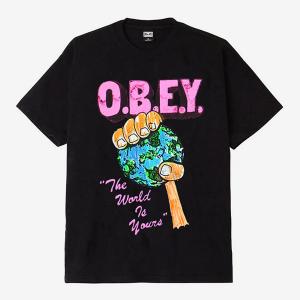 (166913366) 더 월드 이즈 유어스 헤비웨이트 박스 반팔티 OFF BLACK