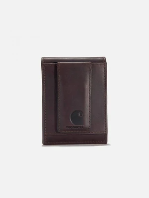 (B0000656/B0000221) 오일 탠 레더 프론트 포켓 월렛 BROWN