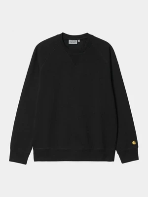 (I026383-00F-XX-03) 체이스 맨투맨 BLACK/GOLD