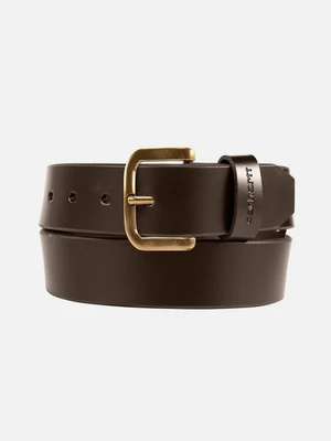 (A0005514) 키즈 브라이들 레더 클래식 버클 벨트 BROWN