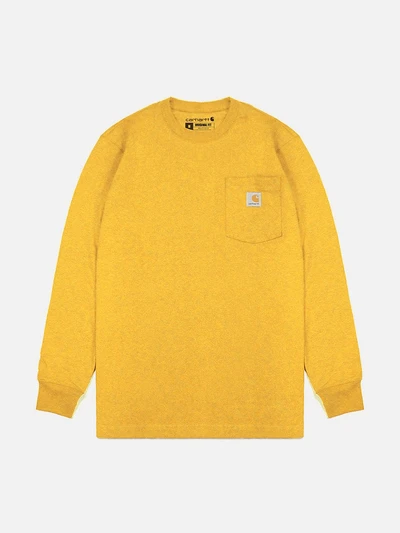 (K126) 워크 포켓 긴팔티 HONEYCOMB HEATHER (Y43)