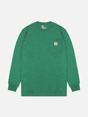 (K126) 워크 포켓 긴팔티 NORTHWOOD HEATHER (G55)