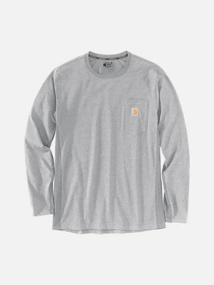 (104617) 포스 릴렉스드핏 미드웨이트 긴팔티 HEATHER GREY