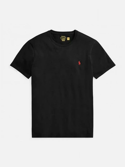 (710680785001) 커스텀 슬림핏 반팔 티셔츠 BLACK