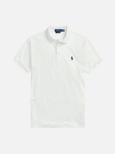 (710541705008) 슬림핏 스트레치 메시 폴로 셔츠 WHITE