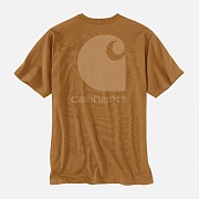 (106149) 릴렉스드핏 포켓 C 그래픽 반팔티 BROWN