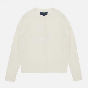 (313543047012) 키즈 케이블 니트 코튼 가디건 WARM WHITE