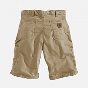 (B147) 카펜터 루즈핏 캔버스 유틸리티 반바지 DARK KHAKI