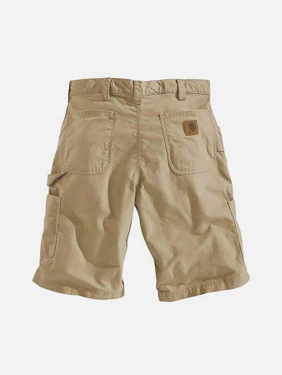 (B147) 카펜터 루즈핏 캔버스 유틸리티 반바지 DARK KHAKI