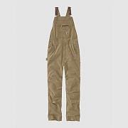 (102987) 릴렉스드핏 카펜터 캔버스 BIB 오버롤 DARK KHAKI