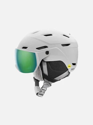 아동용 서베이 주니어 밉스 바이져 헬멧 SURVEY JR MIPS MATTE WHITE (GREEN MIRROR)