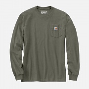 (K126) 워크 포켓 긴팔티 DUSTY OLIVE